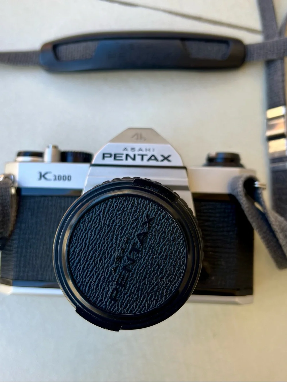 Vintage Asahi Pentax K1000 35mm Film Camera w/ Lens - Untested As Is